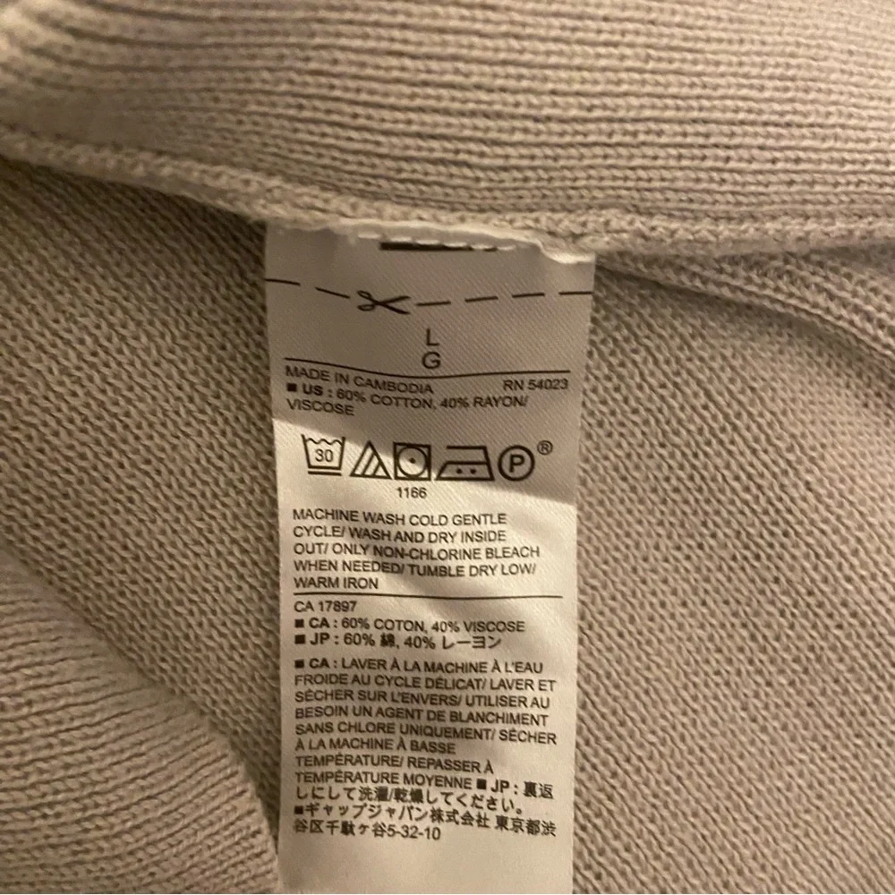 Banana Republic Gray Women's Cotton Rayon Tank Top Large. - Picture 6 of 6